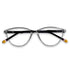 Loscomun Computer Glasses Purple Tortoise Cateye Eyeglasses